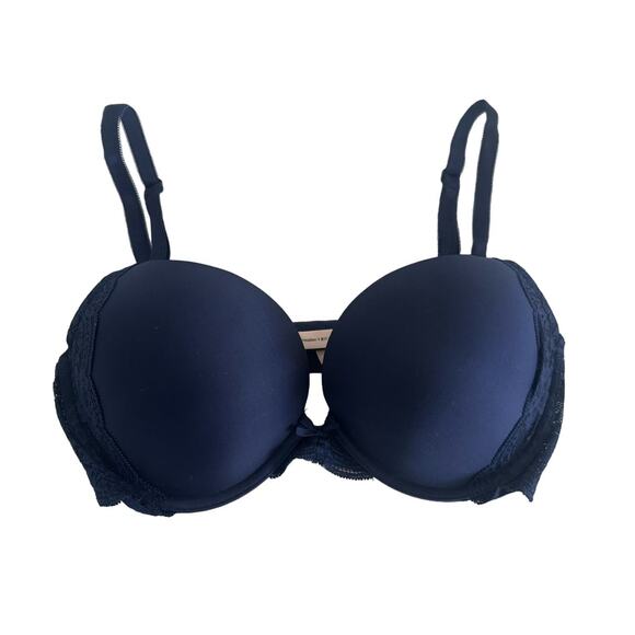 NWOT Victoria's Secret Dream Angels Push Up Bra Navy 34DD - Picture 8 of 8